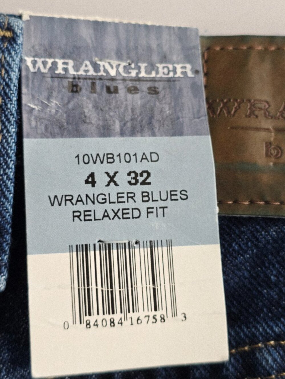 Wrangler Blues Relaxed Fit Jeans Dark Wash Women Size 4 x 32 NWT - Picture 4 of 7